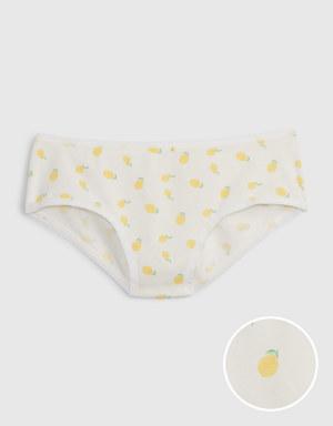 Organic Stretch Cotton Hipster yellow