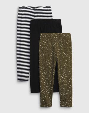 Gap Toddler Mix and Match Leggings (3-Pack) green