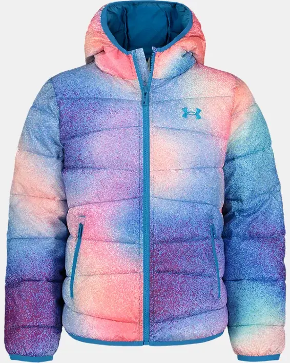 Under Armour Toddler Girls' UA Prime Printed Puffer Jacket. 1