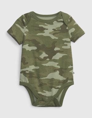 Baby 100% Organic Cotton Mix and Match Bodysuit green