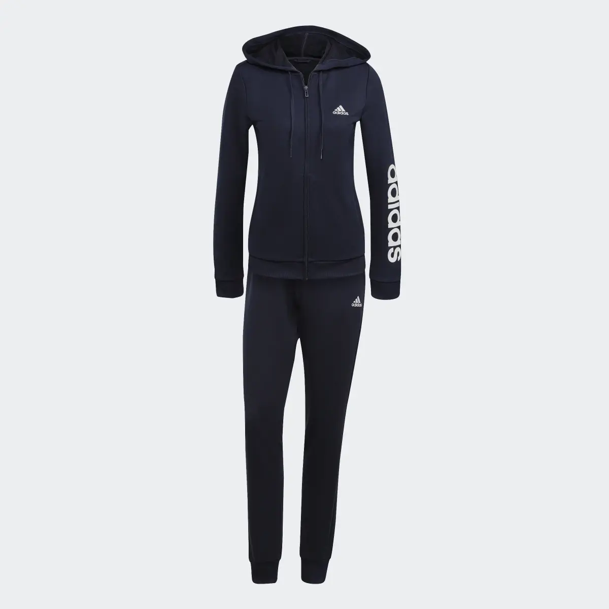 Adidas Essentials Logo French Terry Tracksuit. 1