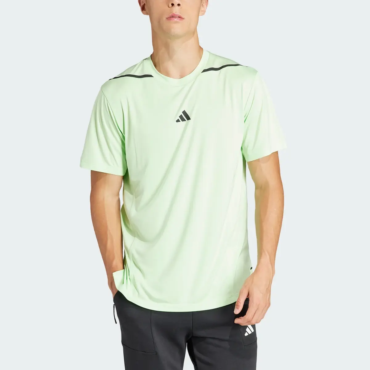 Adidas Designed for Training Workout T-Shirt. 1