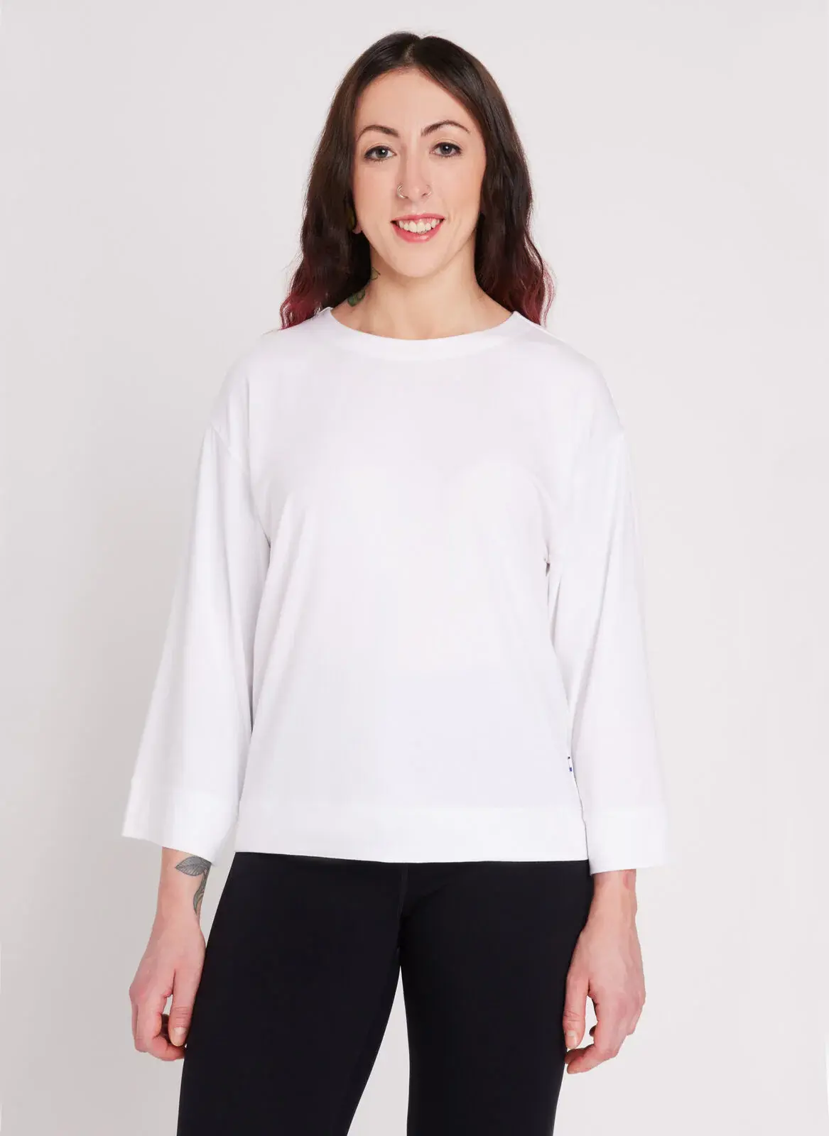 Kit And Ace Freesia Bell Sleeve Tee. 1