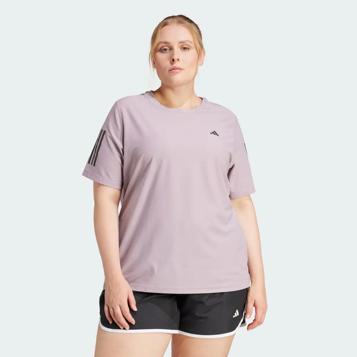 Adidas Own The Run Tee (Plus Size). 2