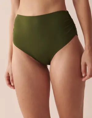 SAMPIERI Shirred High Waist Bikini Bottom