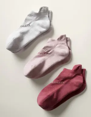 Everyday Ankle Sock 3-Pack pink