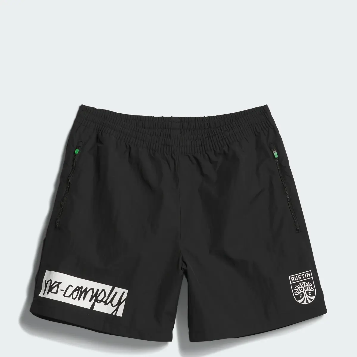 Adidas No-Comply x Austin FC Water Shorts. 1