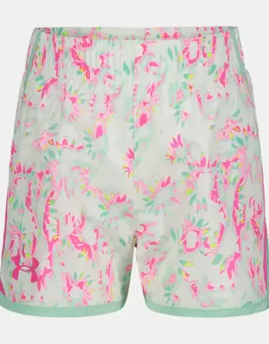Little Girls' UA Fly-By Solarized Floral Shorts