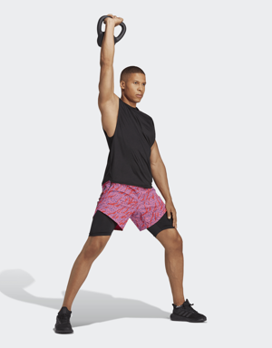 Adidas Animal Printed HIIT Short Curated By Cody Rigsby. 3