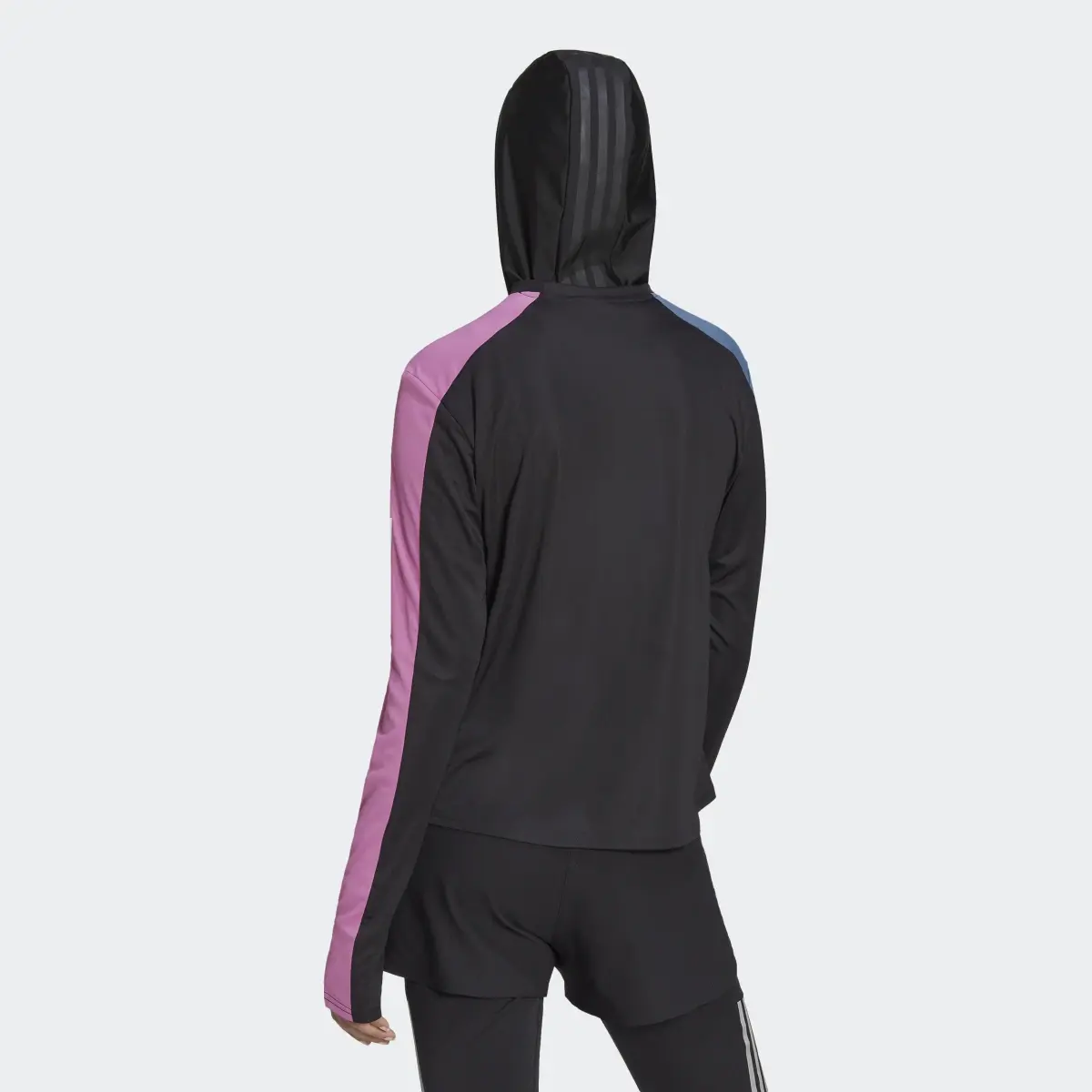 Adidas Own the Run Colorblock Long-Sleeve Top Running Long-Sleeve Top. 3