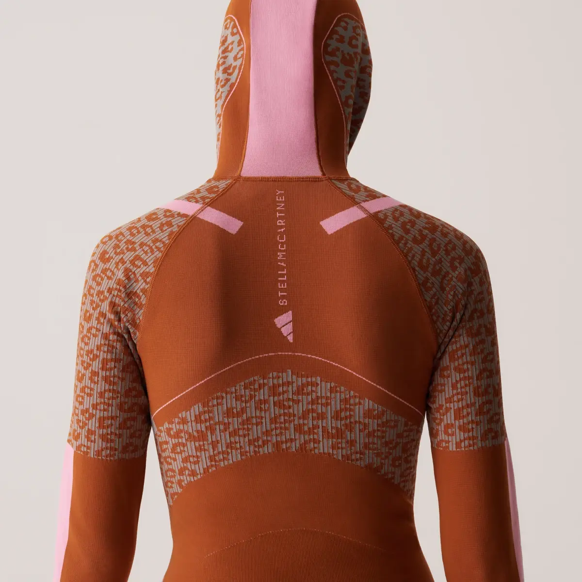 Adidas by Stella McCartney TrueStrength Seamless Yoga Hooded Long Sleeve Top. 3