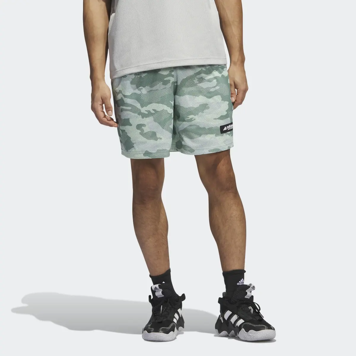 Adidas Legends Allover Print Shorts. 1