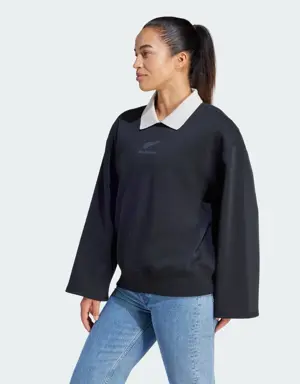 Adidas All Blacks Rugby Long Sleeve Lifestyle Sweatshirt. 3 Adidas All Blacks Rugby Long Sleeve Lifestyle Sweatshirt. 3