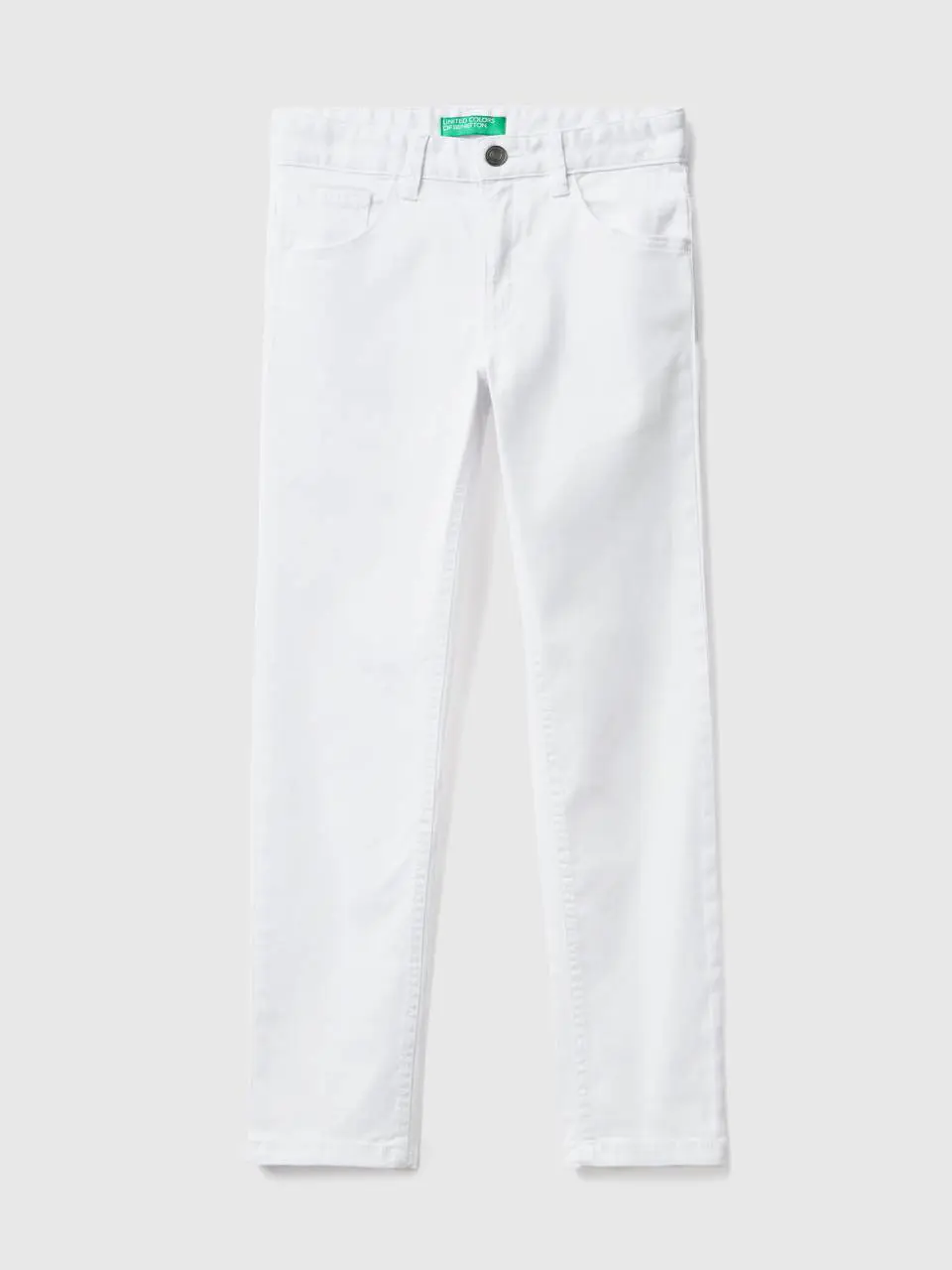 Benetton five pocket slim fit trousers. 1