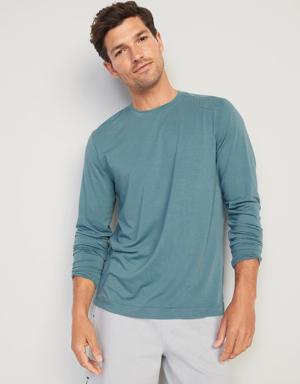 Beyond 4-Way Stretch Long-Sleeve T-Shirt for Men blue
