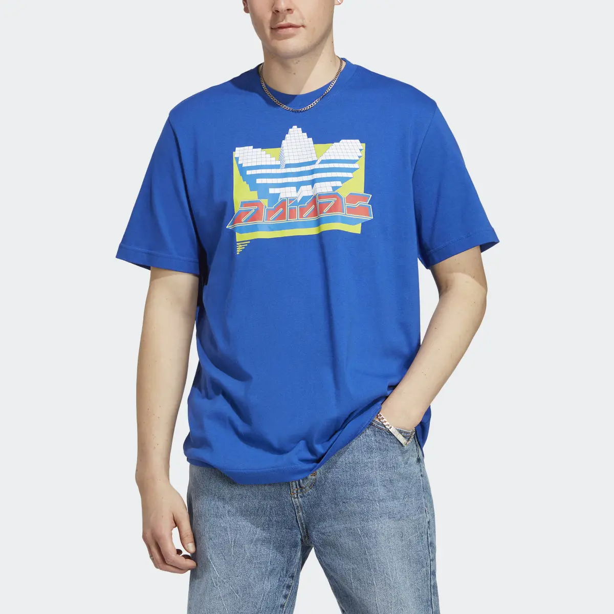 Adidas Graphic Metaverse Tee. 1