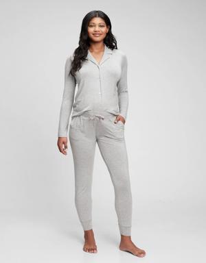 Maternity Modal Joggers gray