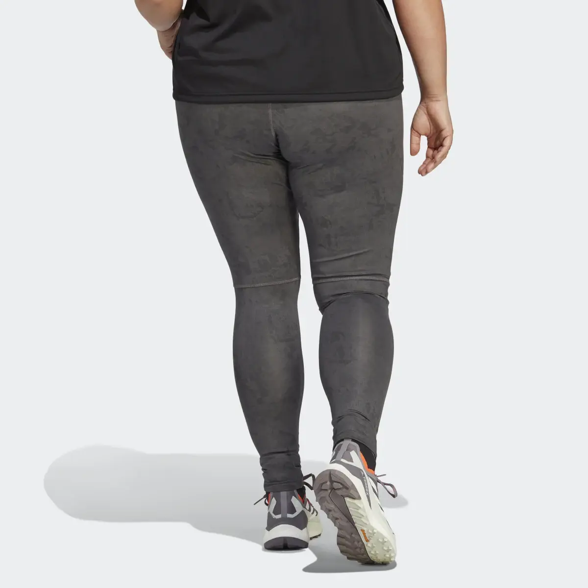 Adidas Terrex Multi Allover Print Tights (Plus Size). 2