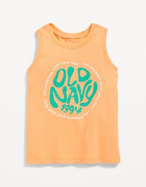 Logo-Graphic Tank Top for Toddler Boys orange