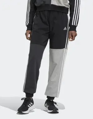 Pantalon Essentials 3-Stripes Colorblock Oversized