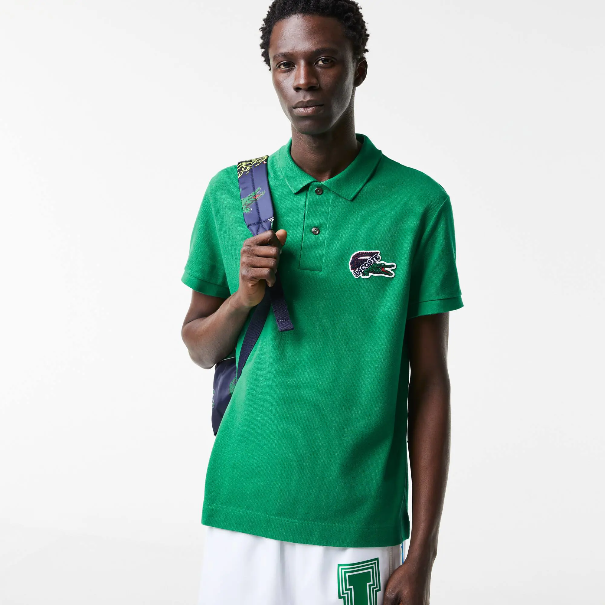 Lacoste Men's Organic Cotton Piqué Polo. 1