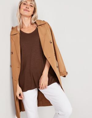 Old Navy Luxe Tunic T-Shirt brown