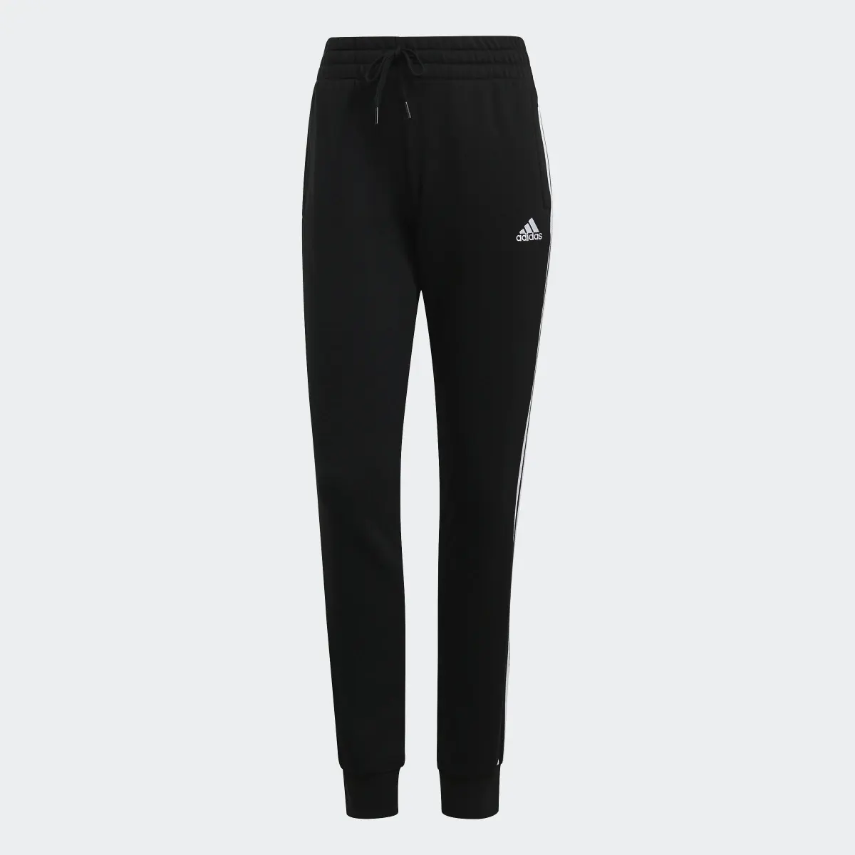 Adidas Essentials French Terry 3-Stripes Joggers. 1