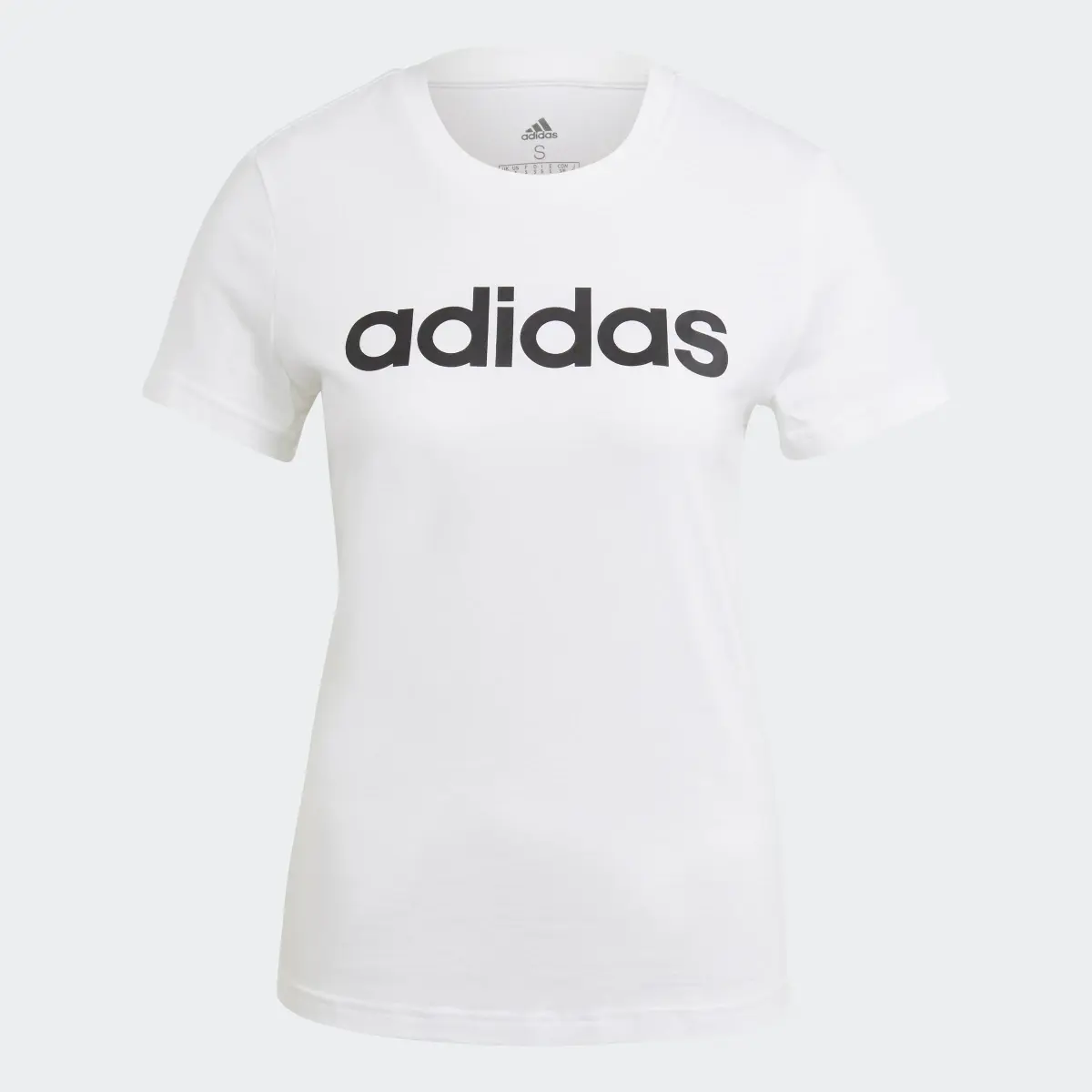 Adidas LOUNGEWEAR Essentials Slim Logo T-Shirt. 1