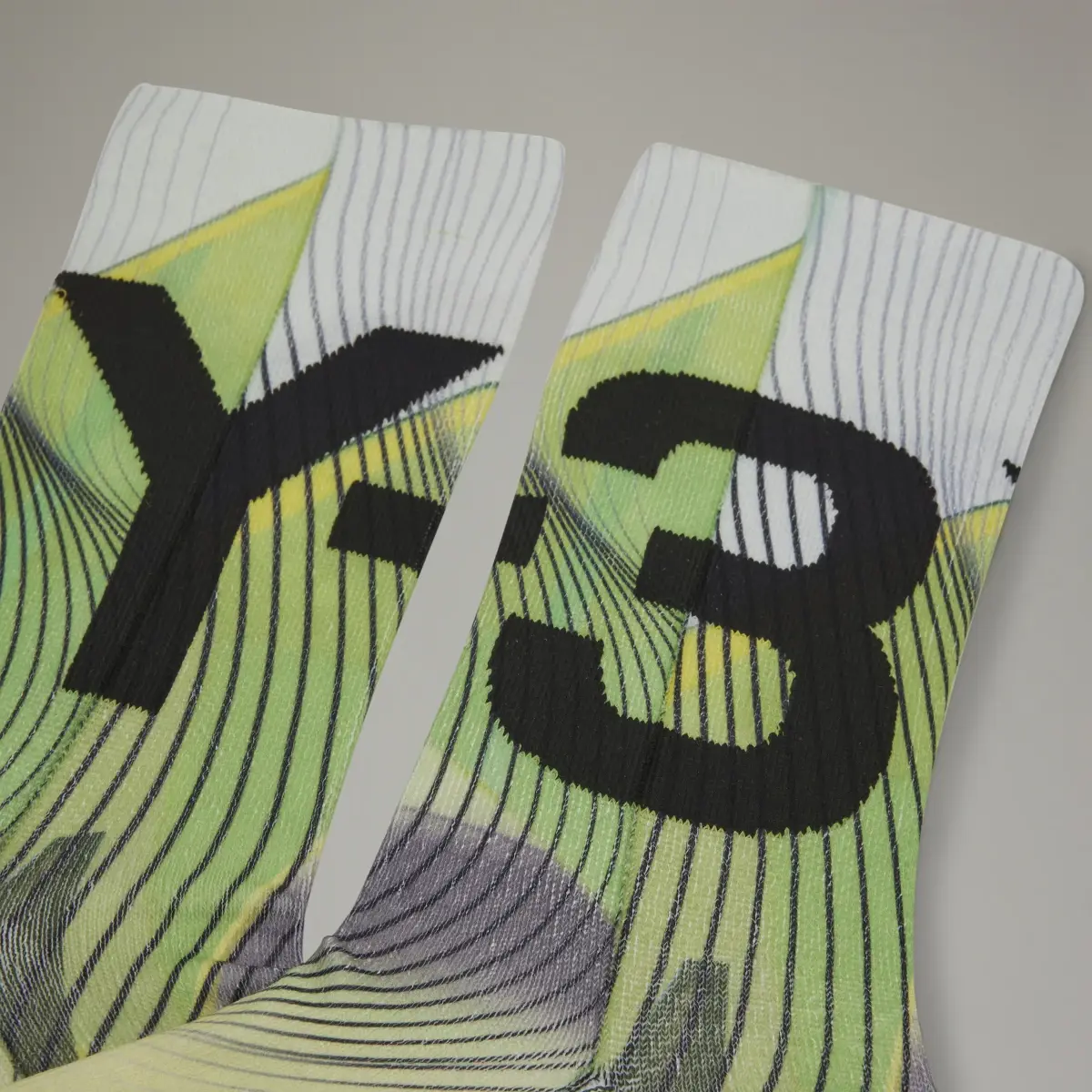 Adidas Y-3 Allover Print Socks. 3