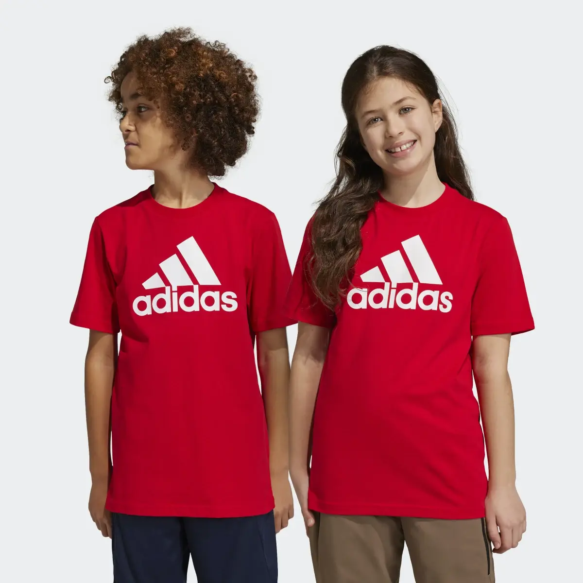 Adidas Essentials Big Logo Cotton Tee. 1