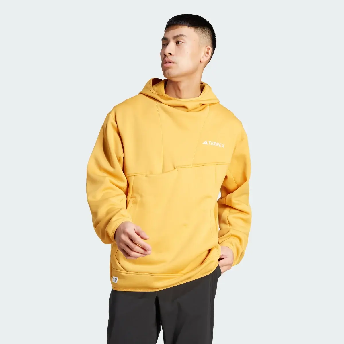 Adidas Terrex XPLORIC Medium Hooded Fleece Top. 2