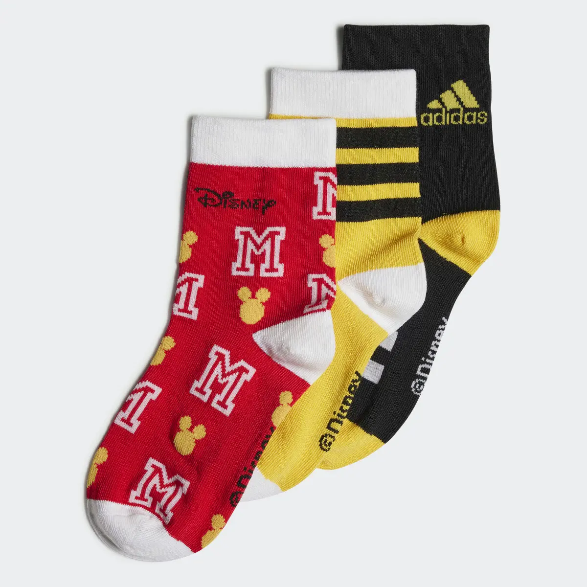 Adidas x Disney Mickey Mouse Socks 3 Pairs. 1