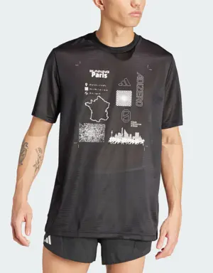 Adidas T-shirt graphique Running Adizero City Series