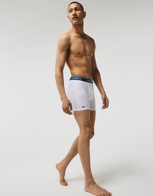 Men’s Long Stretch Cotton Boxer Brief 3-Pack