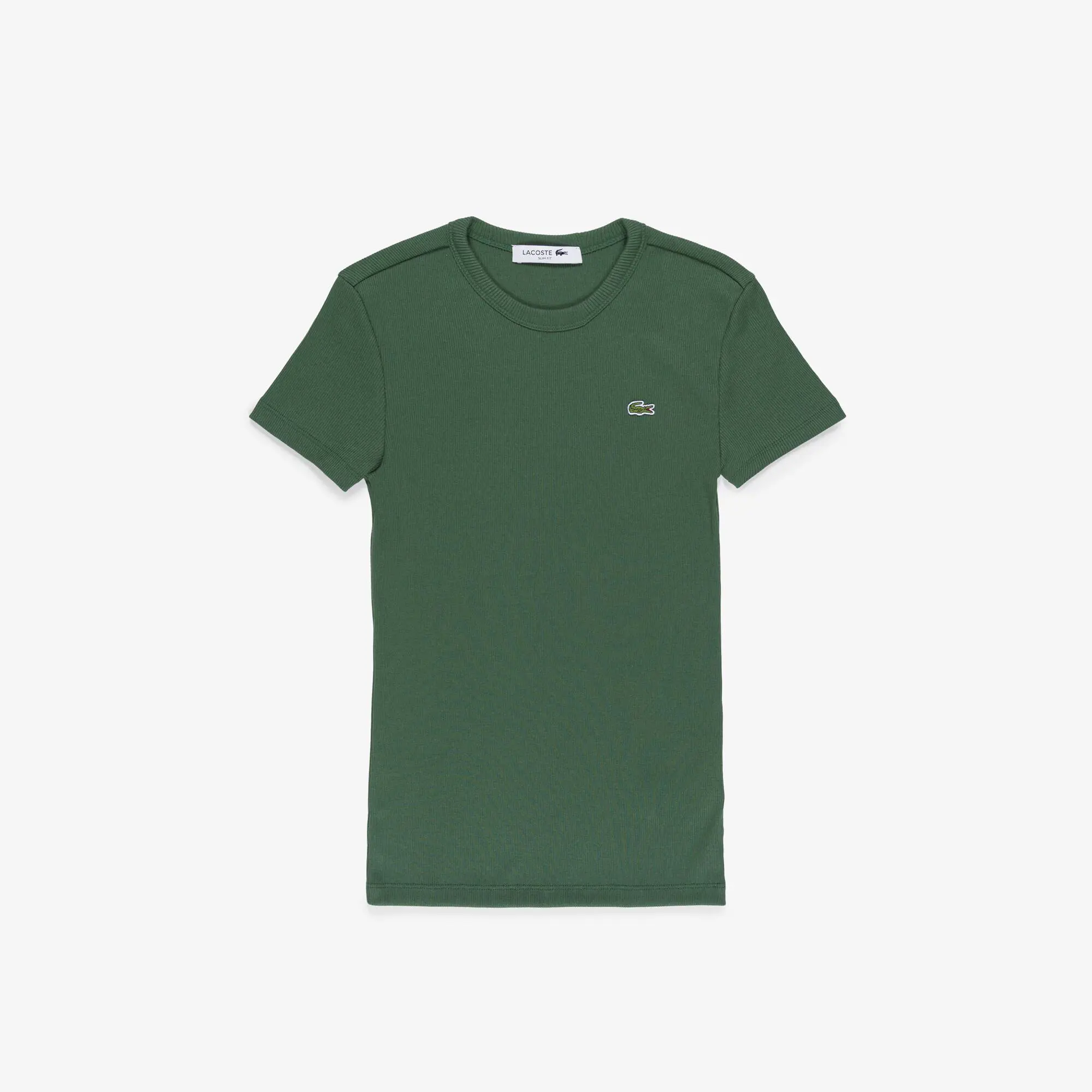 Lacoste T-shirt de algodão orgânico Lacoste Slim Fit para Mulher. 2