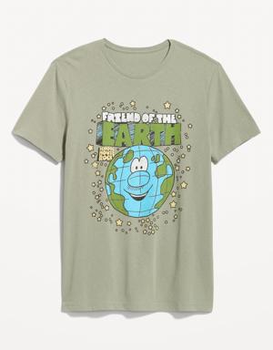 Disney© Schoolhouse Rock Earth Day Graphic T-Shirt for Men beige