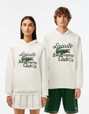 Lacoste Felpa unisex con cappuccio Lacoste Sport Roland Garros Edition