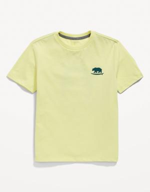 Old Navy Short-Sleeve Logo-Graphic T-Shirt for Boys yellow