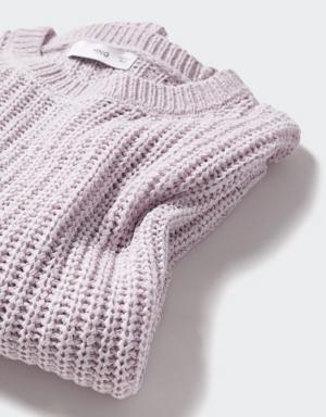 Pull-over maille col rond