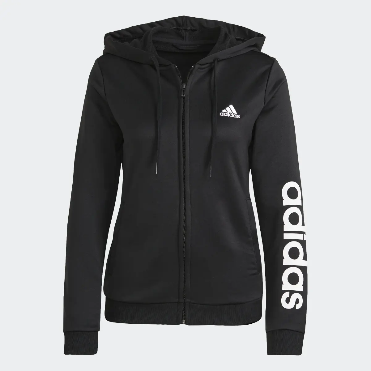 Adidas Essentials Logo French Terry Track Suit. 2