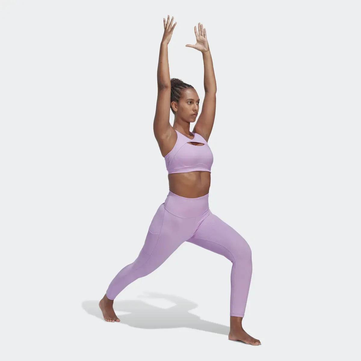 Adidas Yoga Studio Luxe Wind Super-High-Waisted Rib Tayt. 3