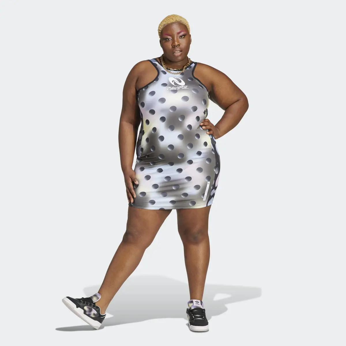 Adidas Always Original Tank Dress (Plus Size). 2