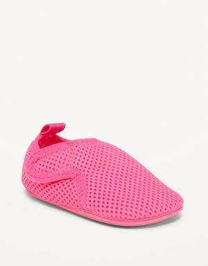 Unisex Mesh Swim Shoes for Baby pink