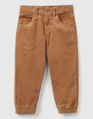 stretch corduroy trousers