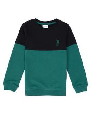 Çocuk Koyu Yeşil Sweatshirt