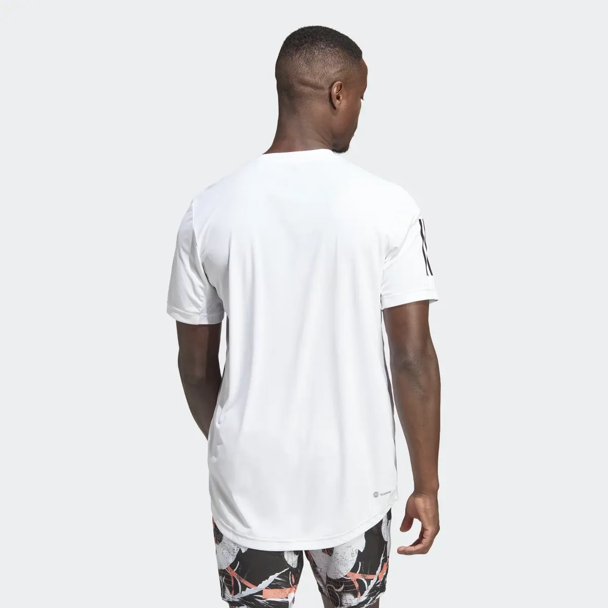 Adidas Club 3-Stripes Tennis T-Shirt. 3