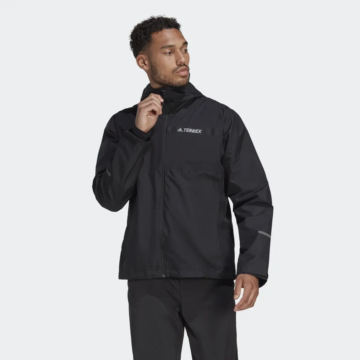 Adidas Terrex Multi RAIN.RDY 2-Layer Rain Jacket. 2