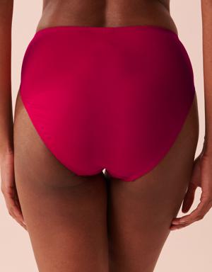 BRIGHT ROSE Recycled Fibers Mid Waist Bikini Bottom
