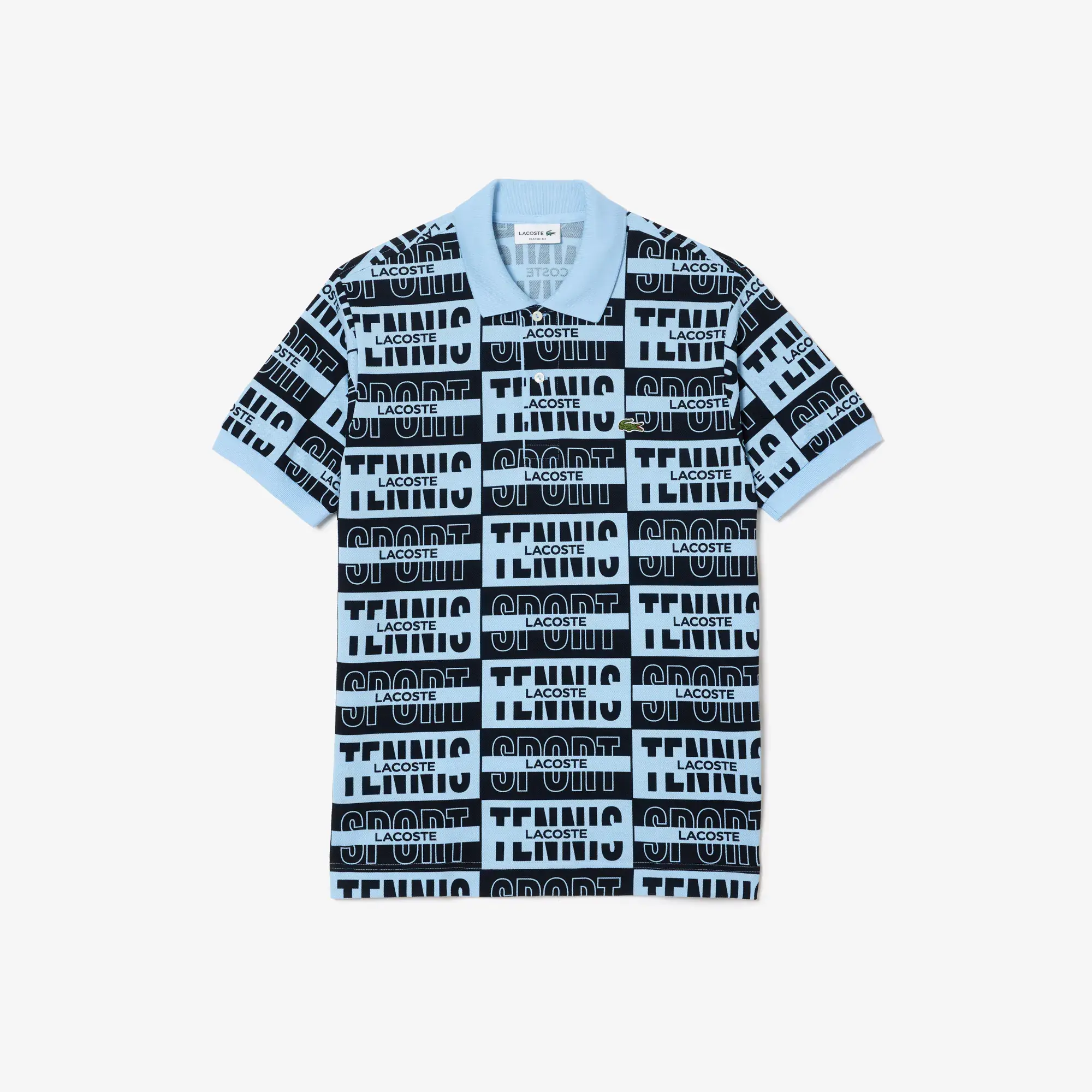 Lacoste Polo Original L.12.12 bicolore imprimé badges. 2