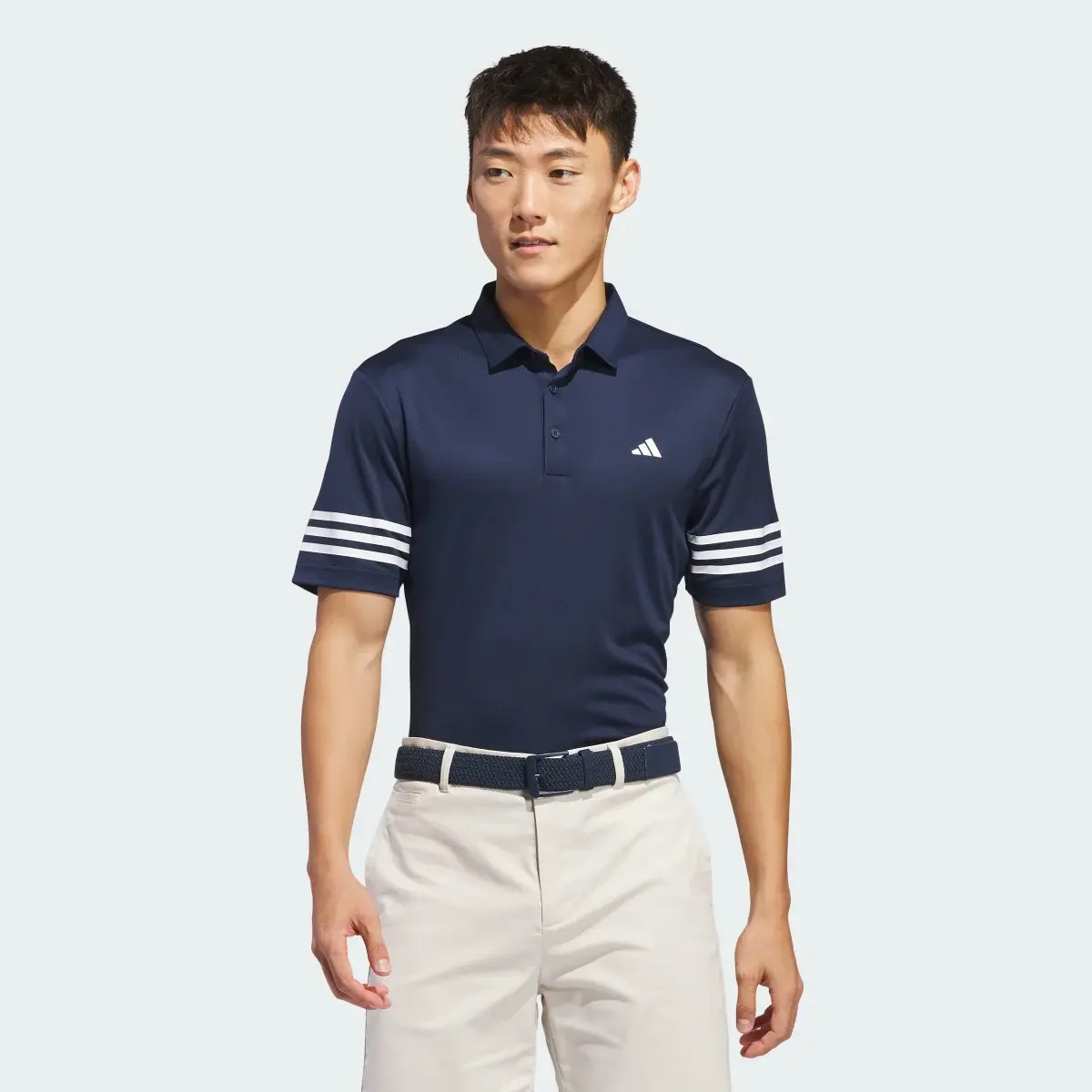 Adidas Playera Polo 3 Franjas. 2